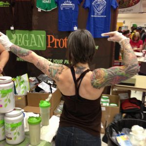 "The bathrooms are that way"