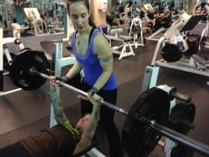 This girl is crazy strong.