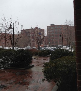 wintery mix in March.