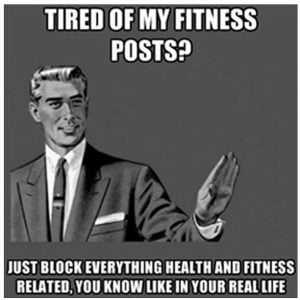 tired of fitness posts