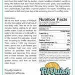 FitQuick Double Chocolate Brownie Back