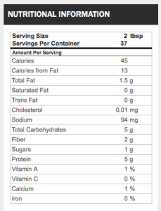 Powdered peanut butter