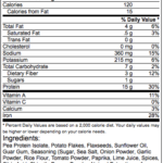 ProTings nutrition info