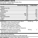 PlantFusion supplement facts