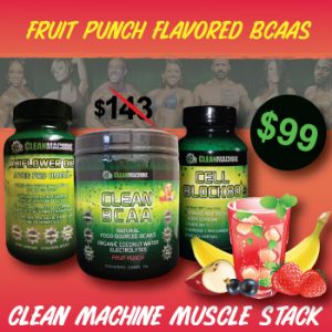 CleanMachine Clean BCAA Fruit Punch