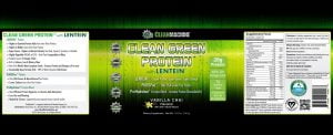 Clean Machine Clean Green Protein with Lentein