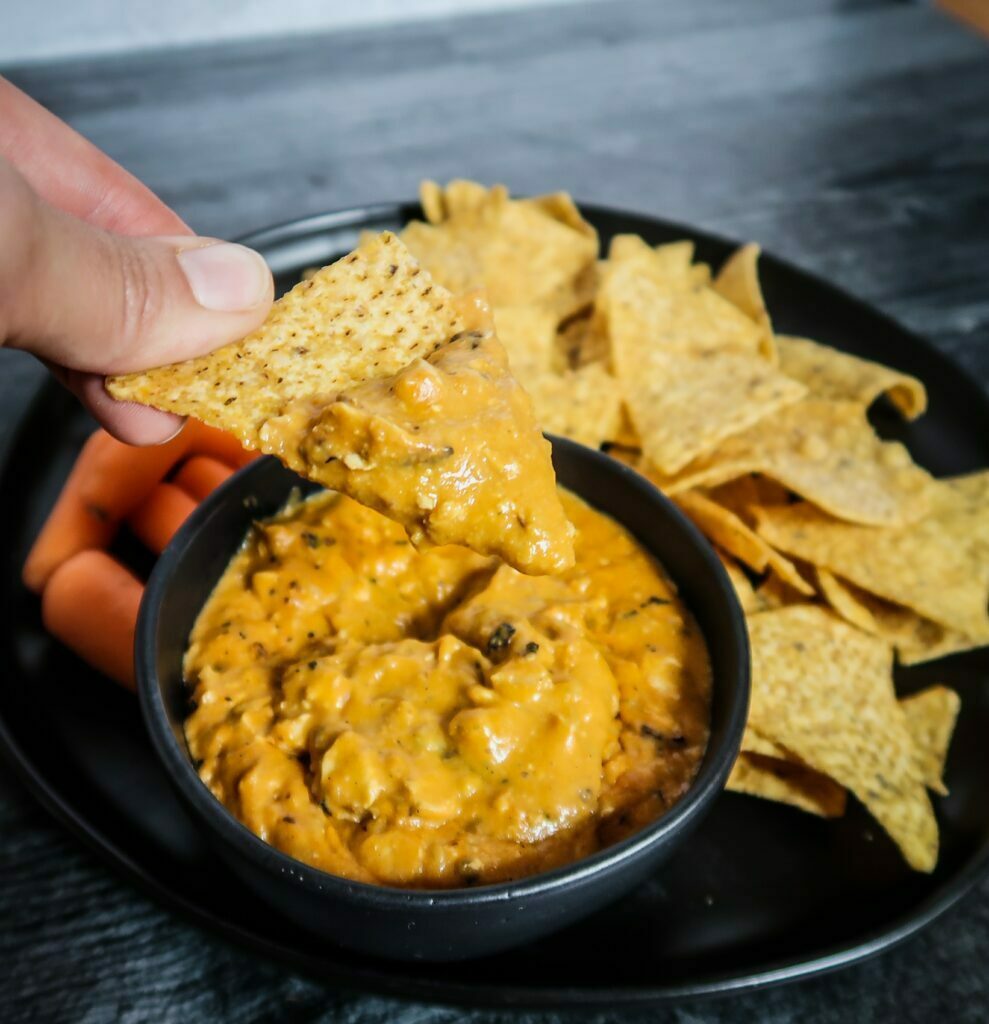 vegan buffalo chicken dip high protein