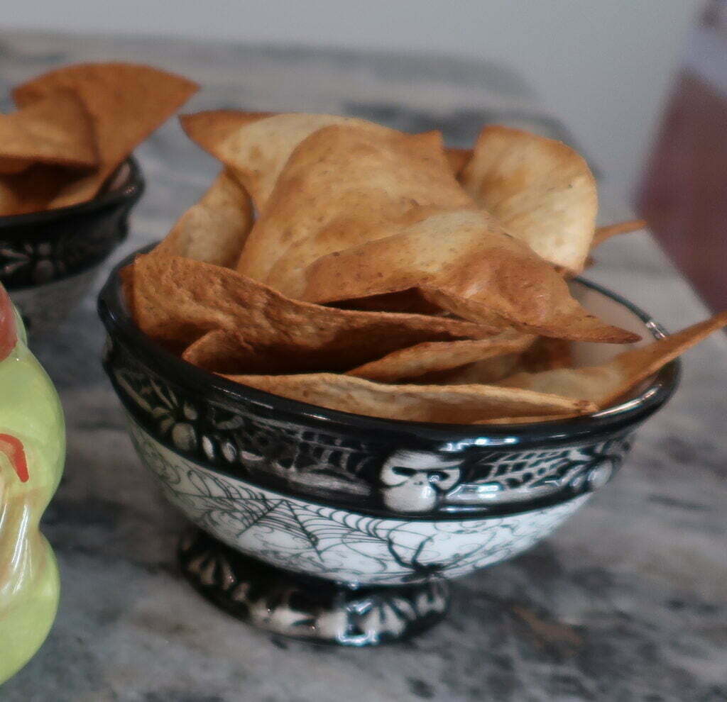 Vegan Proteins Air Fryer Pita Chips