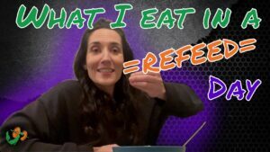 What I eat in a re-feed day