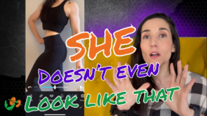 She doesn't even look like that