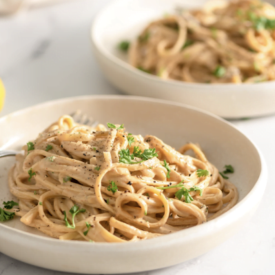 Vegan Chick'n Carbonara